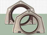Integrated crankshaft rear oil seal assembly